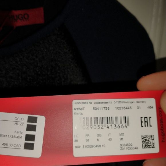 NWT Women's Hugo Boss Dress size GB8 US6 - Picture 6 of 7